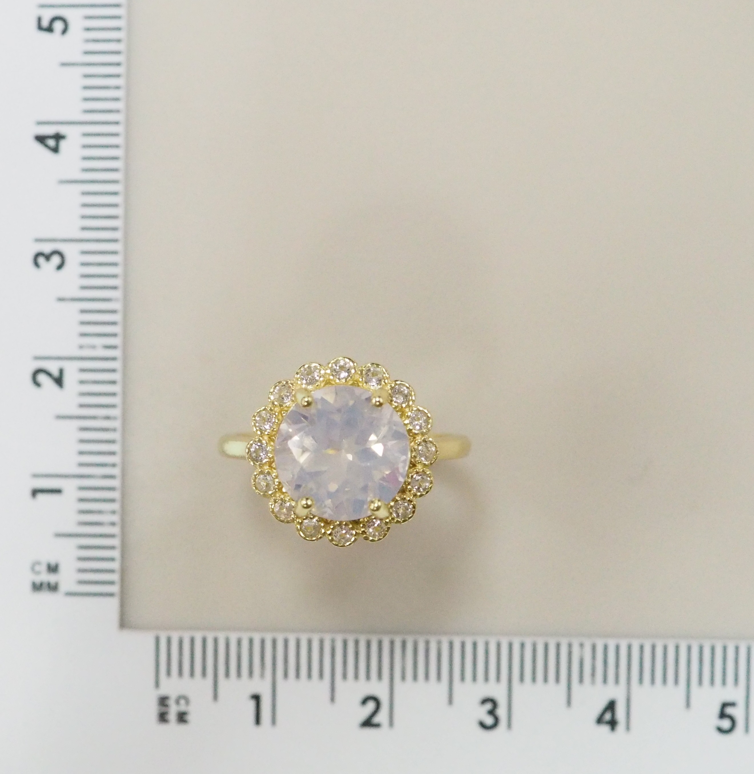 Серебряное кольцо с кварцем